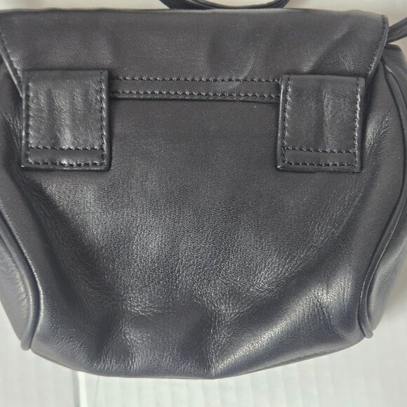Vintage 1988 DKNY Donna Karan, New York Leather Cross Body Handbag Purse - Picture 4 of 10